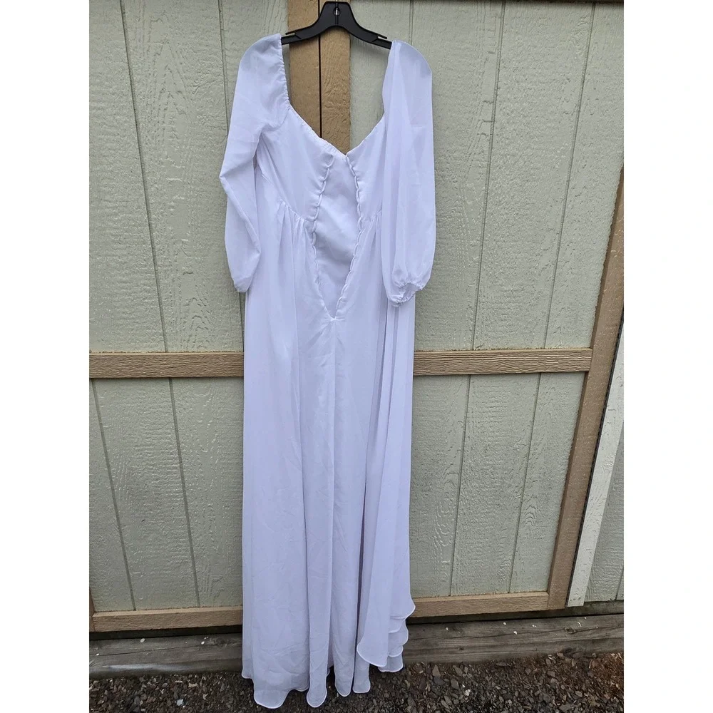Unbranded white chiffon